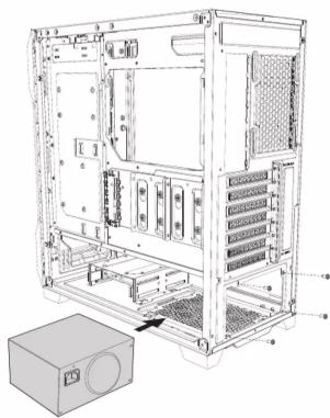 ANTEC DF600 FLUX - POWER SUPPLY INSTALLATION - 1