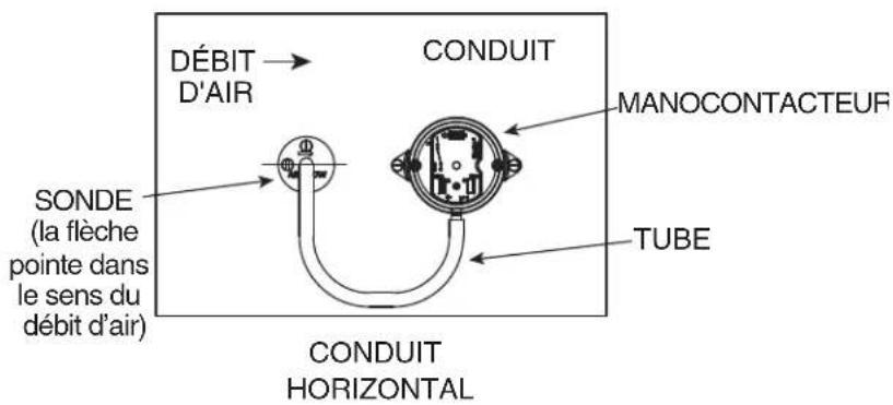 VIKING TVWH480CS - POSITIONS DE MONTAGE DE LA SONDE ET DU MANOCONTACTEUR - 2