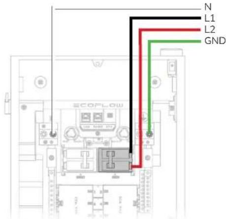 ECOFLOW Smart 2 - Connecting the Generator Conductors - 5