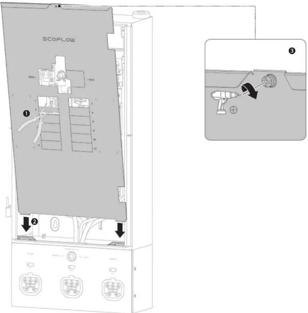 ECOFLOW Smart 2 - Installing the Deadfront Cover - 1