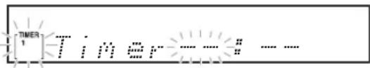 ONKYO CS-345 - Utilice los botones de flecha [▲]/[▼] para especificar la "hora" en la que desea que se reproduxca el temporizador y presione [ENTER]. - 1