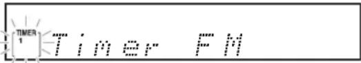 ONKYO CS-345 - Press the [TIMER] button repeatedly until "Timer XX" appears. - 1