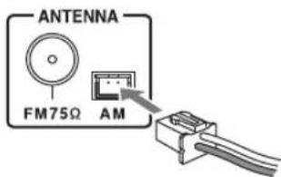 ONKYO CS-345 - Connexion de l'antenne-cadre AM - 2