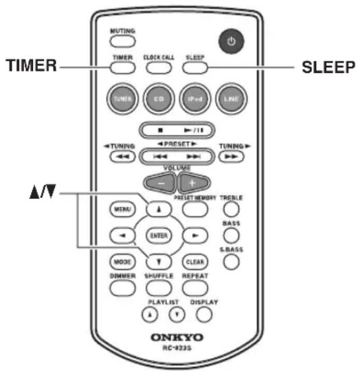 ONKYO CS-345 - Turning Timer On and Off - 1