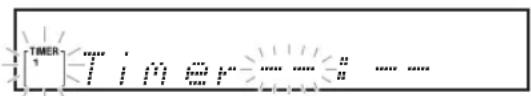 ONKYO CS-345 - Utilisez les boutons fléchés [▲]/[▼] pour sélectionner l'heure à laquelle vous voulez commencer la lecture par la minuterie, puis appuyez sur [ENTER]. - 1