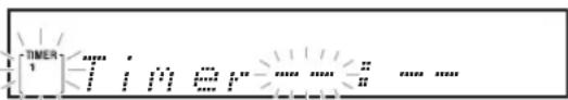 ONKYO CS-345 - Use the arrow [▲]/[▼] buttons to specify the "hour" at which you want the timer to play, and then press [ENTER]. - 1