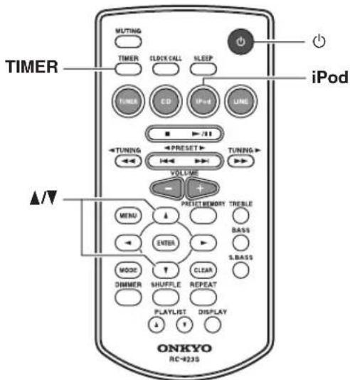 ONKYO CS-345 - Timer Playback using the Alarm Play Function of your iPod/iPhone - 2