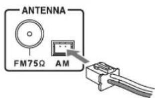 ONKYO CS-345 - Connecting the AM Loop Antenna - 2