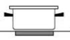 FALMEC Induction Hob 90 cm - CHOIX DES CASSEROLES - 8