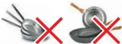 FALMEC Induction Hob 88 cm - Casseroles non compatibles avec l'induction: - 1