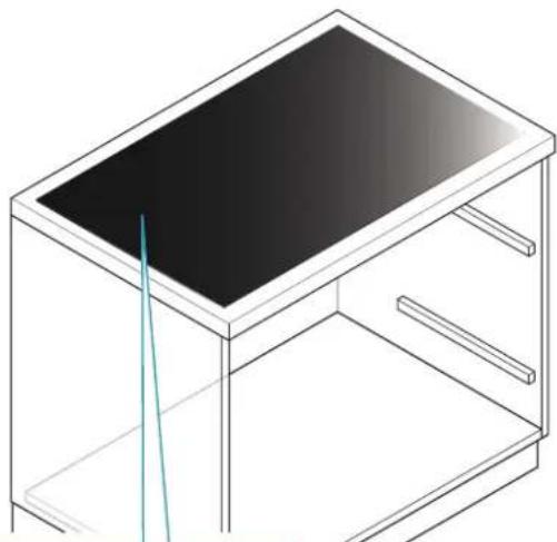 FALMEC Induction Hob 88 cm - cm Panoramico Panoramic 88 cm - 4