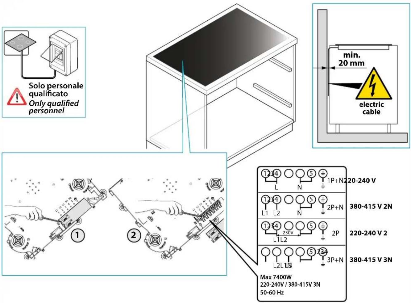 FALMEC Induction Hob 78 cm - 1