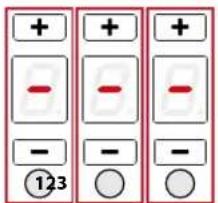 + + - - - ⑫23 + + - - -