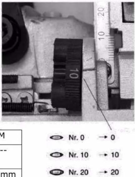 Holzmann PJ 100A - Ajuste de la profundidad de corte - 1