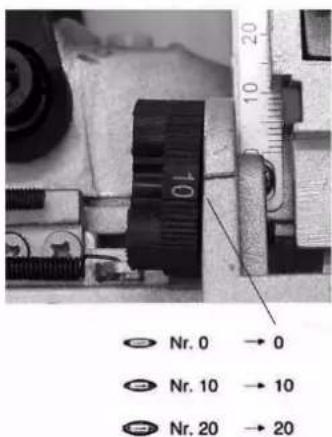 Holzmann PJ 100A - Einstellung der Nuttiefe - 1