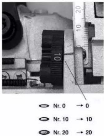 Holzmann PJ 100A - Setting the groove depth - 2