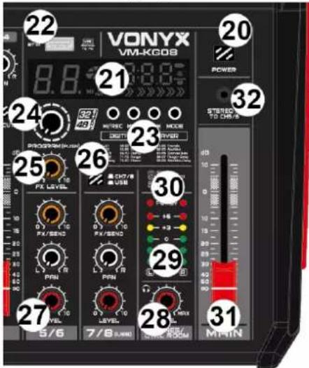 Vonyx VM-KG06 - MP3-TASTENSAMMLUNG - 1