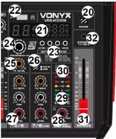 Vonyx VM-KG10 - FONCTIONNEMENT ENREGISTREMENT USB - 1