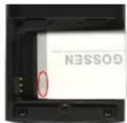 Gossen MAVOSPEC LITE - Mise en place de l'accumulateur - 1