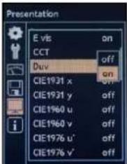 Gossen MAVOSPEC LITE - Navigation - réglage - 7