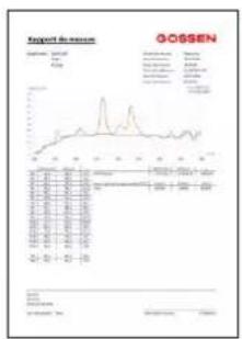 Gossen MAVOSPEC LITE - Consignation des valeurs de mesure - 4