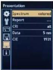 Gossen MAVOSPEC LITE - Navigation - réglage - 3