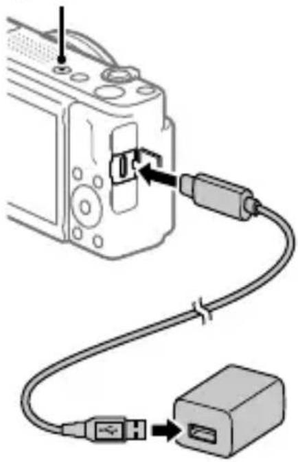 SONY ZV-1 II - Caricamento del pacco batteria - 1