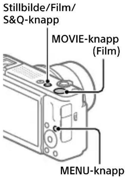 Stillbilde/Film/ S&Q-knapp MOVIE-knapp (Film) MENU-knapp