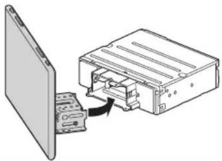 SONY XAV-9550ES - ⑤ Überprüfen der Montageposition des Displays - 1