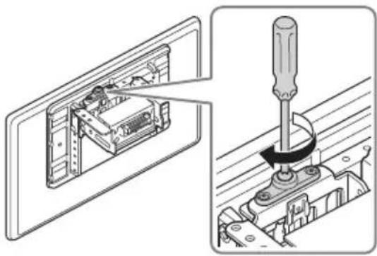 SONY XAV-9550ES - Einstellen der horizontalen Position des Displays - 4