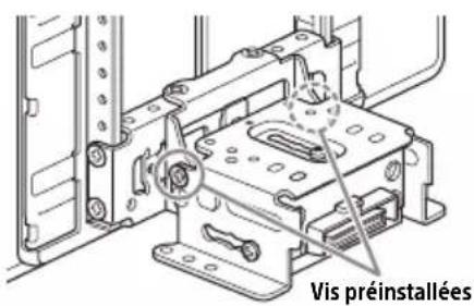 Vis préinstallées
