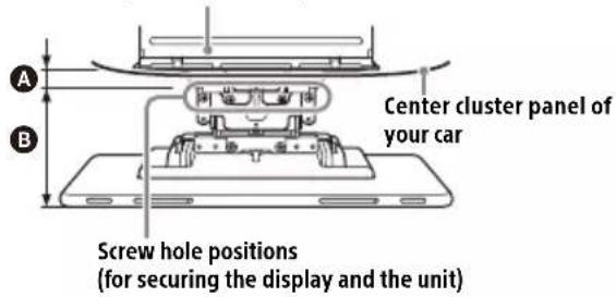 SONY XAV-9550ES - Ensuring the mounting location of the unit - 1