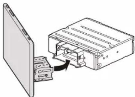 SONY XAV-9550ES - ⑤ Asegurar las posiciones de montaje de la pantalla - 1