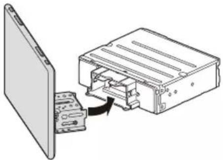 SONY XAV-9550ES - ⑥ Fixation de l'écran à l'appareil - 1