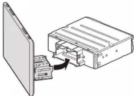 SONY XAV-9550ES - ⑤ Vara säker på displayens monteringsposition - 1