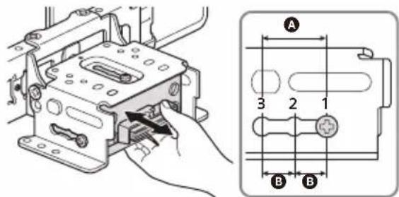SONY XAV-9550ES - De diepte van de schermpositie aanpassen - 2