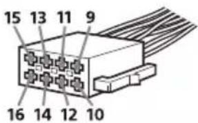 SONY XAV-9550ES - Power connection diagram - 1