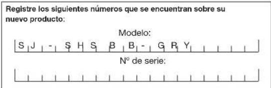 Aqua Joe BDL-A0047 - Modelo y número de serie - 1