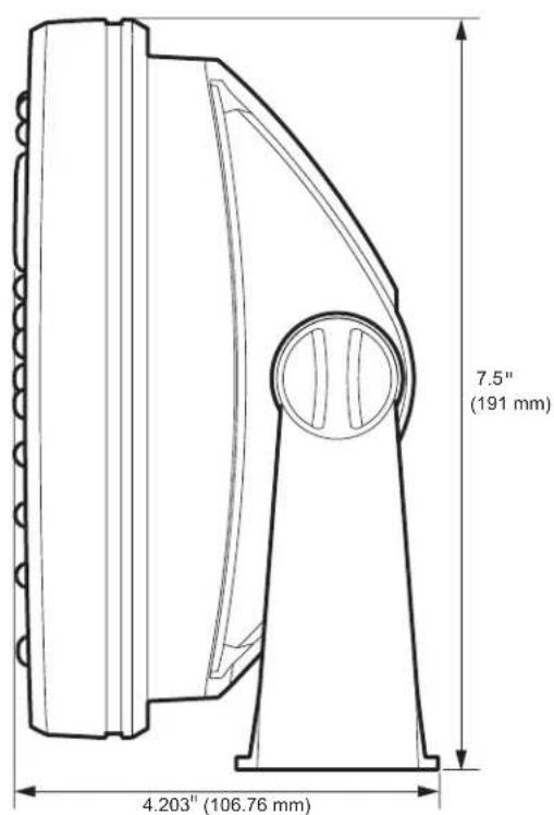 7.5" (191 mm) 4.203" (106.76 mm)
