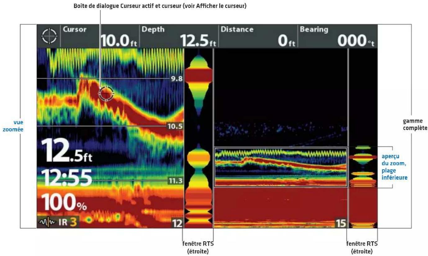 HUMMINBIRD HELIX 7 SI GPS G4 - Afficher la vue zoom du sonar - 1