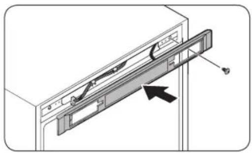 SAMSUNG RZ32C7CBEB1 - SCHRITT 5 Wiedereinbau der Tür des Gefrierabteils - 3