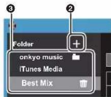 ONKYO PD-S10B - 使用 “X-DAP Link” 创建播放列表 - 2