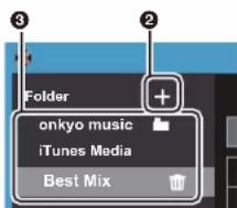 ONKYO PD-S10B - Création d'une liste de lecture avec "X-DAP Link" - 2