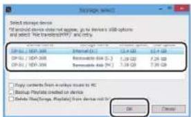 ONKYO PD-S10B - Skapa en spellista med "X-DAP Link" - 6