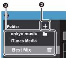 ONKYO PD-S10B - Creating a play list with "X-DAP Link" - 2