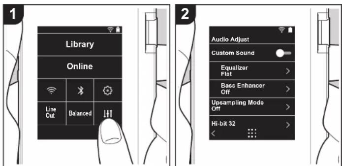 ONKYO PD-S10B - Audio Adjust - 1