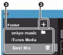 ONKYO PD-S10B - Creazione di una playlist con "X-DAP Link" - 2