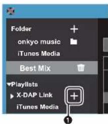 ONKYO PD-S10B - Creating a play list with "X-DAP Link" - 1