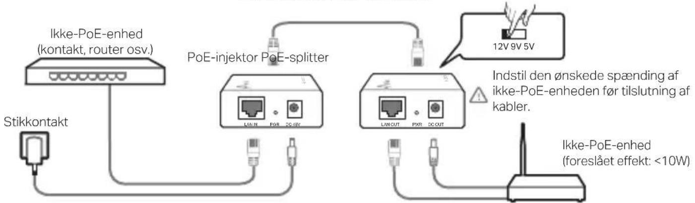 TP-LINK POE380S - PoE-injektor og -splitter - 1