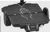 TRISA Roast Buddy 7387.4245 - Grillplatten entfernen/montieren | Retirer/monter les plaques de grill Togliere/montare la piastra per grigliare | Remove/mount grill plates Retirar / Montar las placas de grill - 1